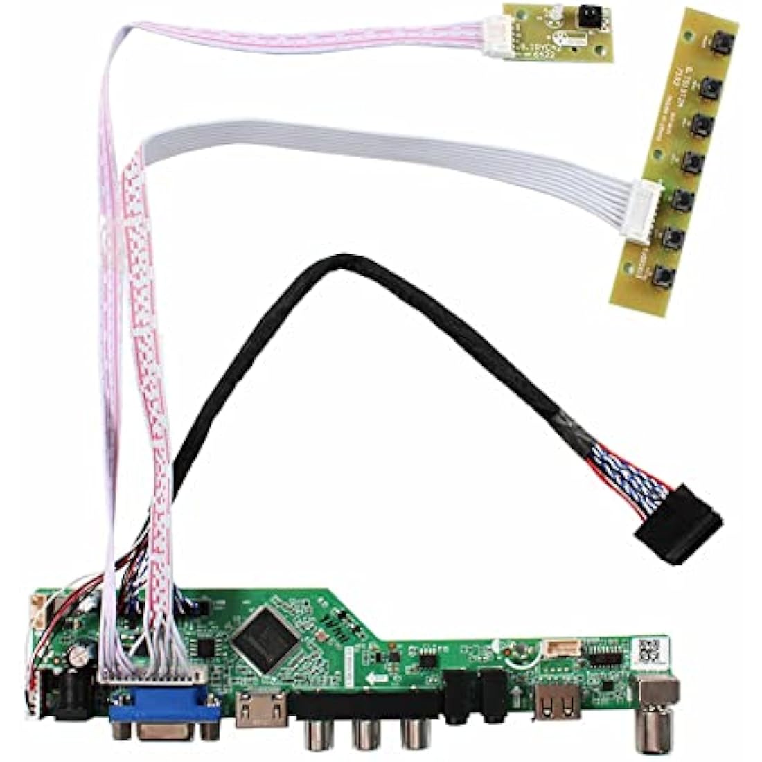 VSDISPLAY LVDS Controller Board | 40-Pin 1600x900 VGA AV USB LCD Driver