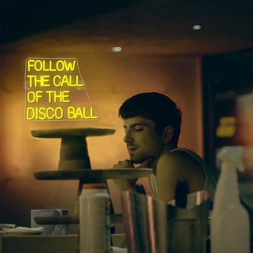 Ineonlife Follow the Call of the Disco Ball Neon Sign | Dimmable LED