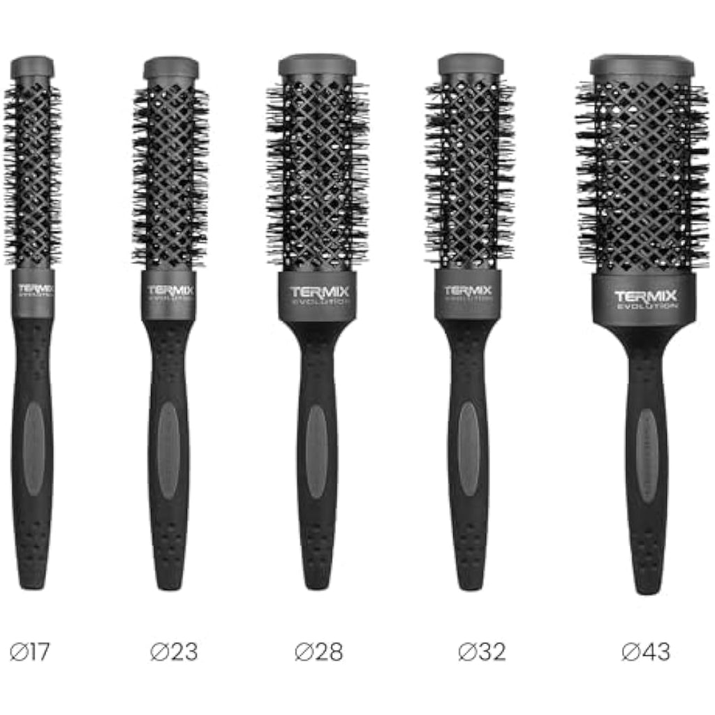 Termix Evolution Plus Hairbrush Set – 5-Pack for Thick Hair & Frizz