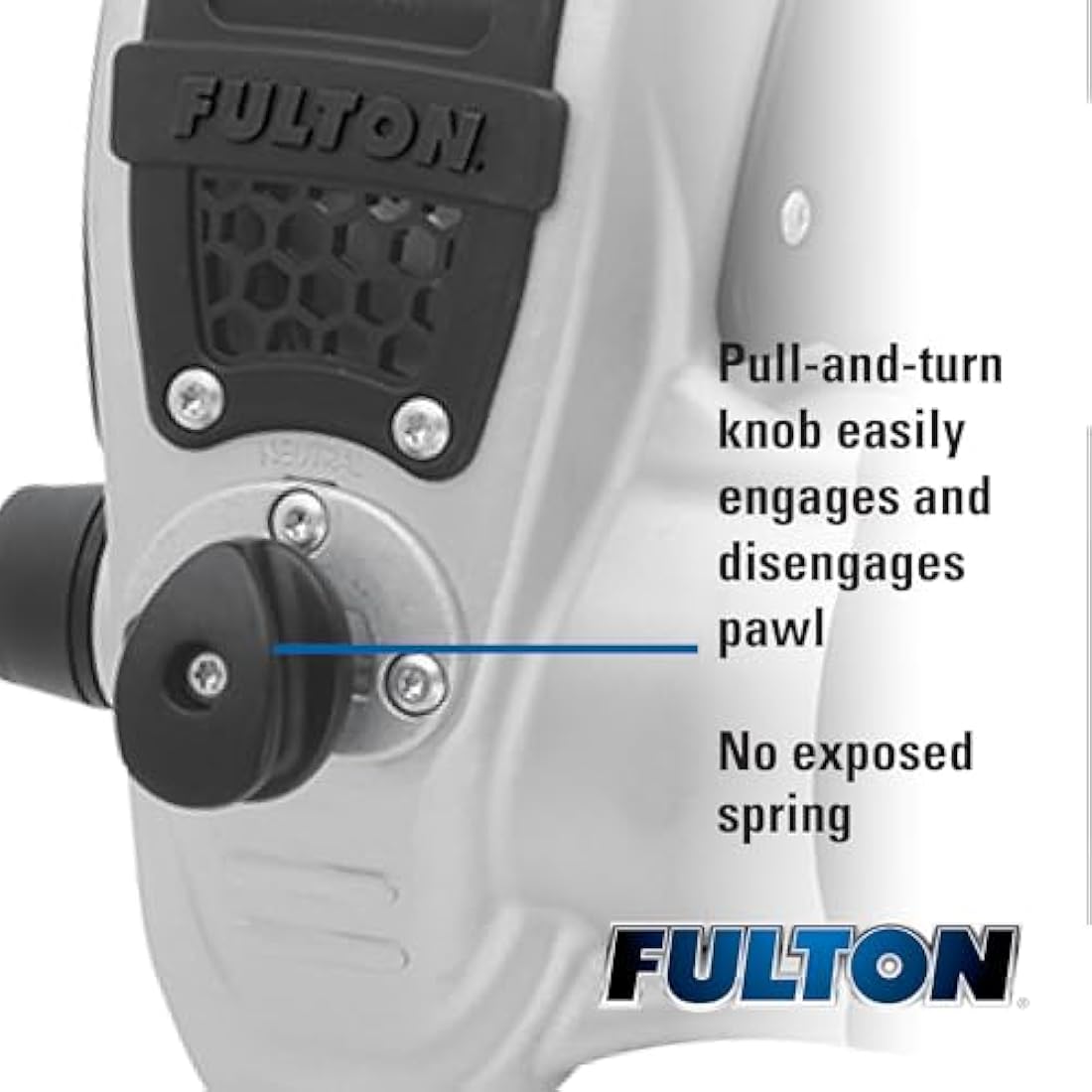 Fulton FW20000101 Single Speed Winch - 2000 lbs Aluminum with 20' Strap