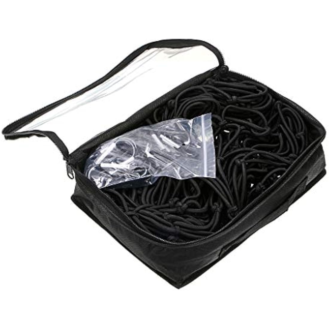 Jolof Store Heavy Duty Bungee Cargo Net with 16 Metal Carabiners