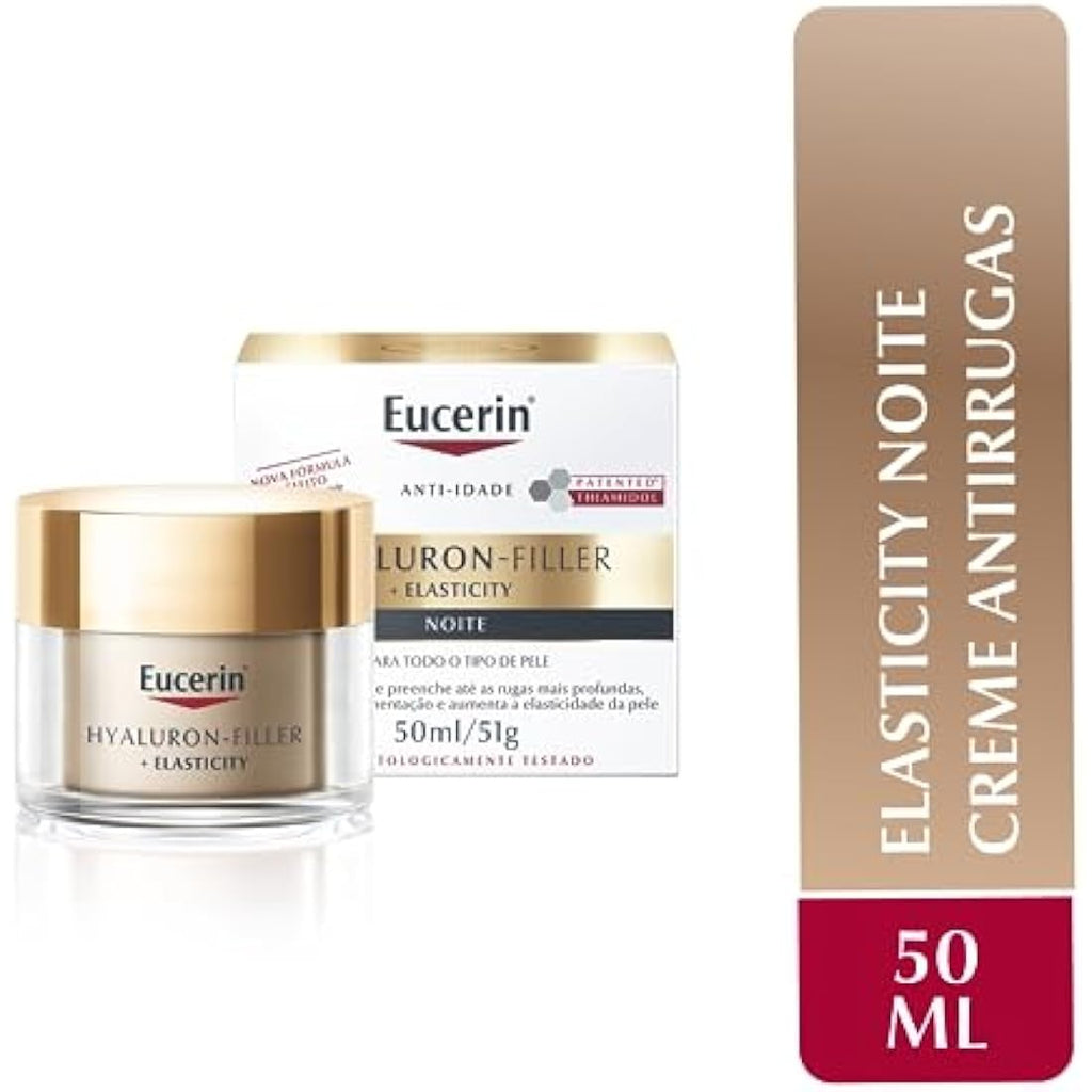 Eucerin Hyaluron-Filler + Elasticity Night Cream – 50ml Anti-Aging Care