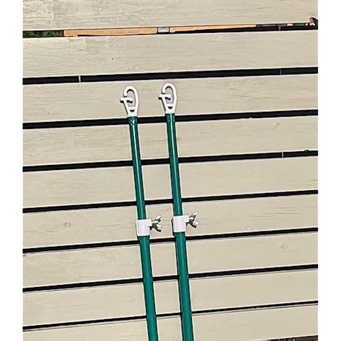 Jolof Store Galvanised Steel Telescopic Washing Line Clothes Prop - 2 Pack