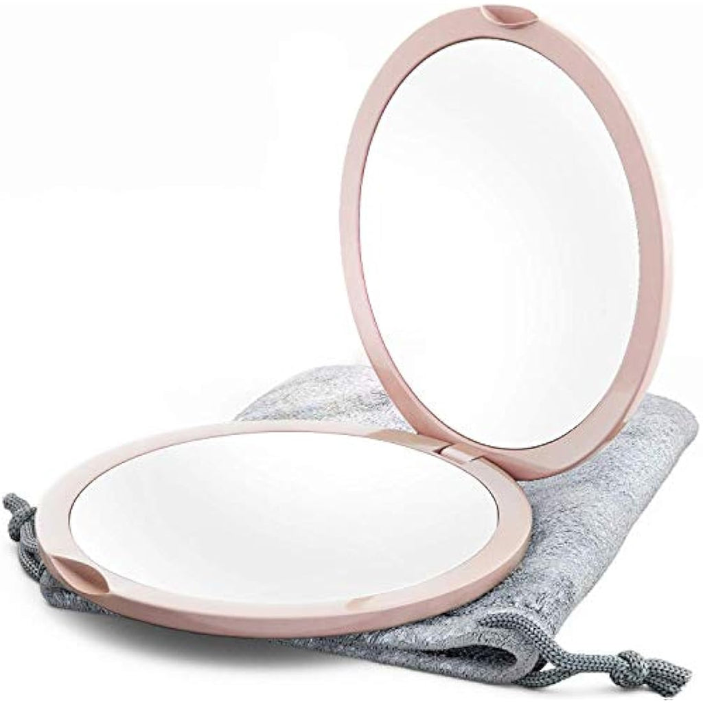 Mavoro 1x/10x Magnifying Compact Mirror – 4 Inch Travel Makeup Mirror