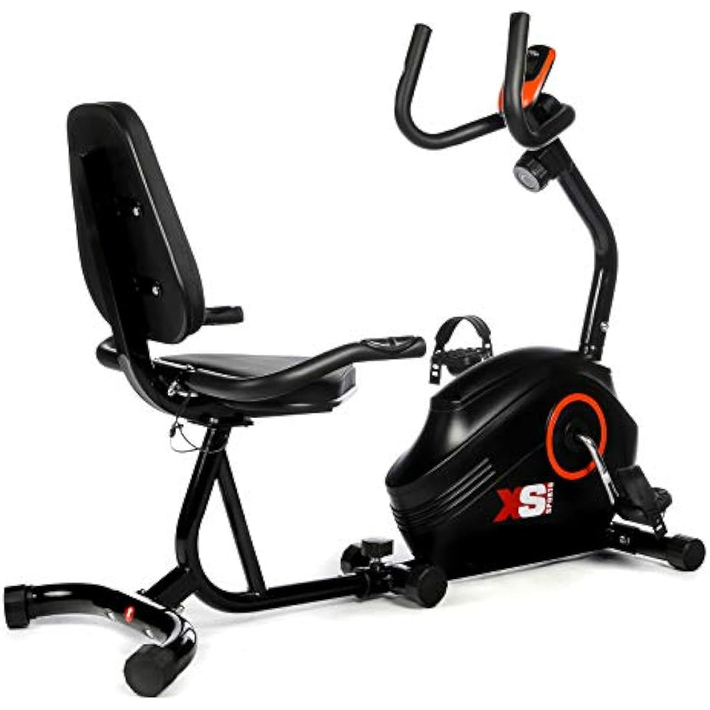 XS Sports B400R Recumbent Exercise Bike - 8 Level Magnetic Resistance