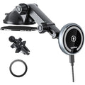 MAGJIEYX MagSafe Wireless Car Charger – 3-in-1 Magnetic Fast Charging Mount