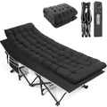 Overmont Heavy Duty Folding Camping Cot | 550lbs Capacity Portable Bed