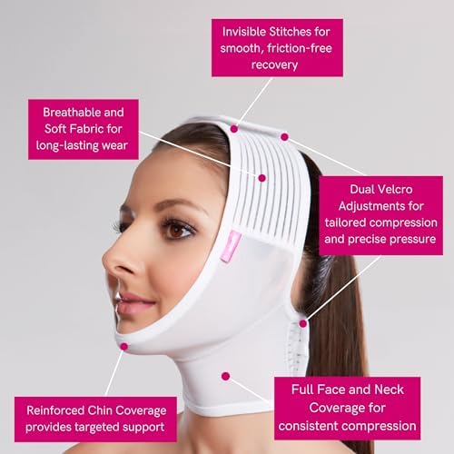 Lipoelastic FM Extra | Post-Surgical Chin and Neck Compression Mask