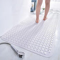 Jolof Store Non-Slip Rubber Shower Mat – Anti-Mould Bath Mat, White, 80x120cm