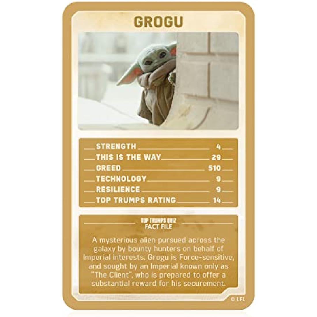 Top Trumps Star Wars: The Mandalorian Limited Edition Card Game