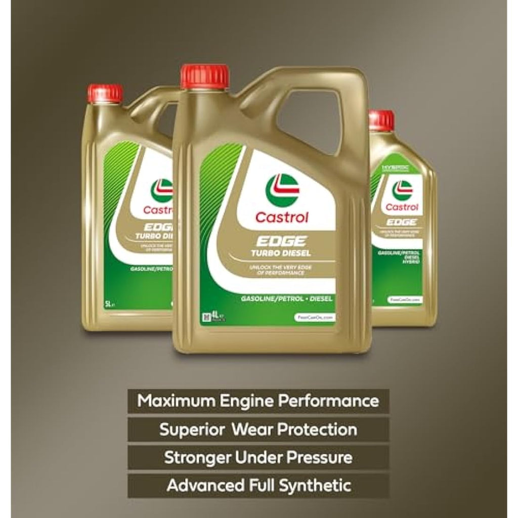 Castrol EDGE 5W-30 M Full Synthetic Engine Oil - 4L Motor Lubricant