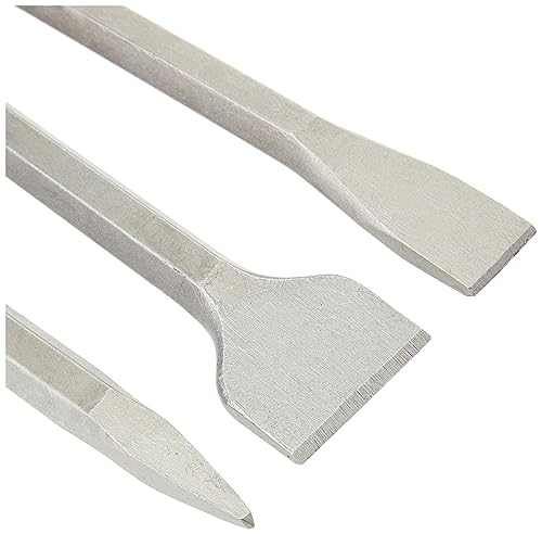 Silverline SDS Plus Hex Chisel Set - 3 Piece Steel Masonry Bit 250mm