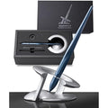 Novium Hoverpen Interstellar | Aerospace Alloy Executive Pen - Neptune Blue