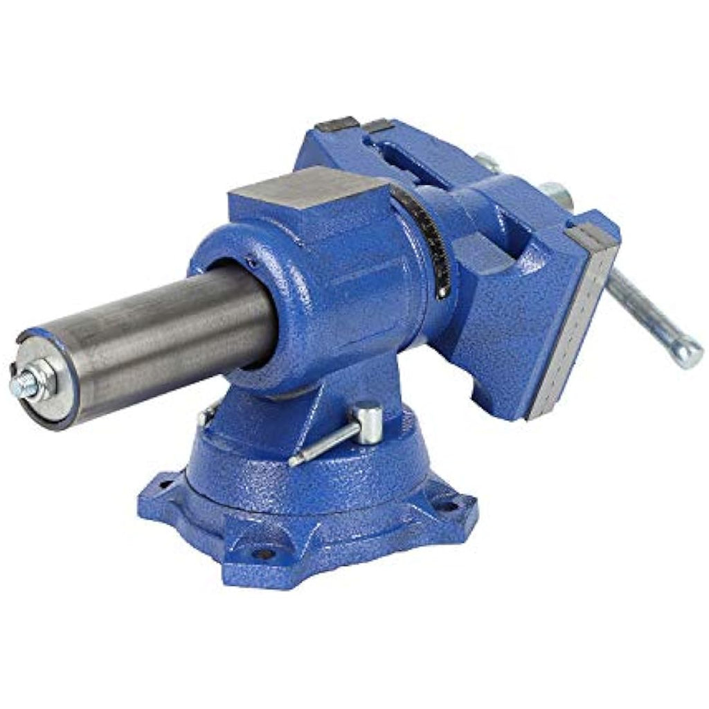 TOPWAY 4" Heavy Duty Bench Vice | 360° Swivel Base Table Clamp