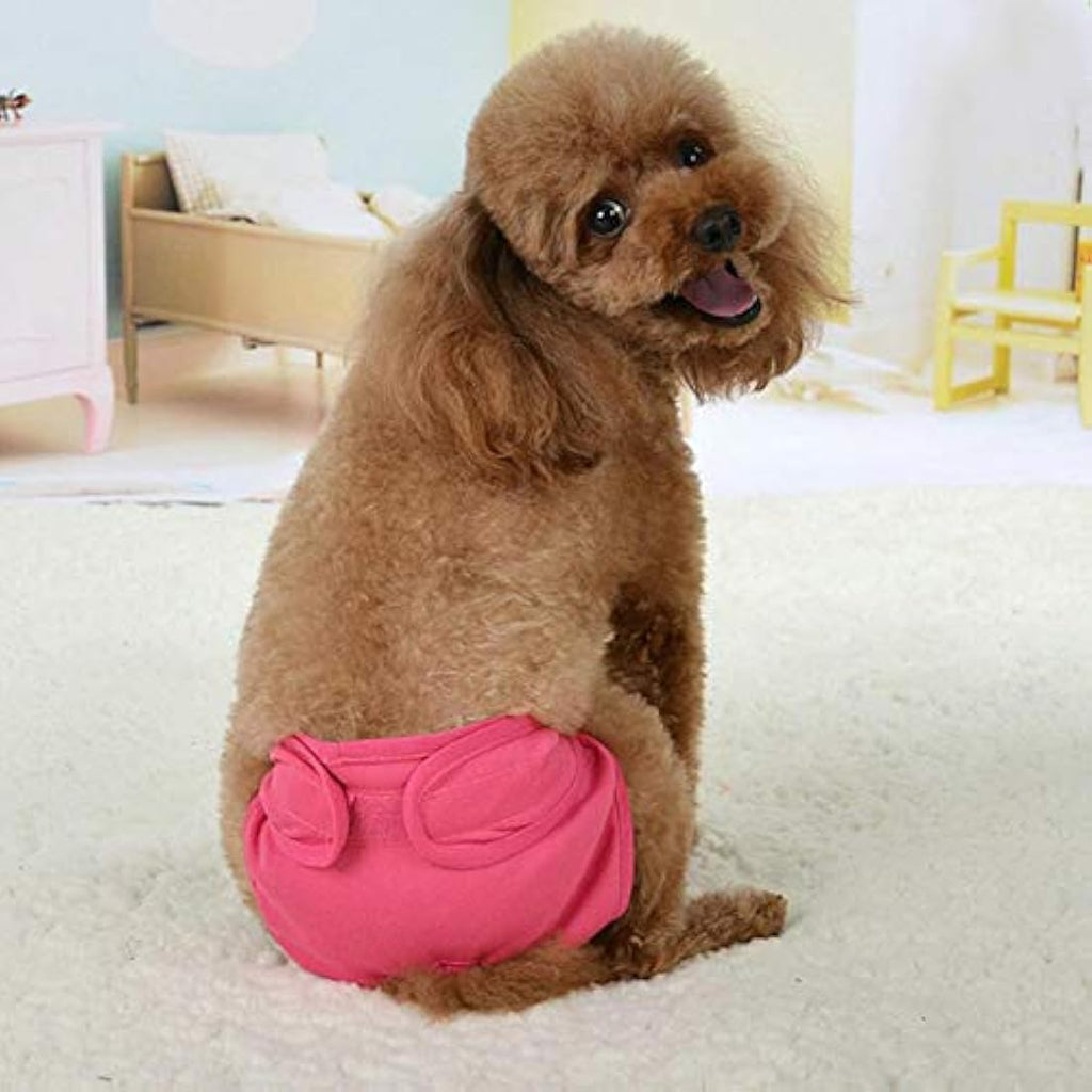 Diyafas Reusable Female Dog Diapers – 2 Pack Washable Sanitary Pants