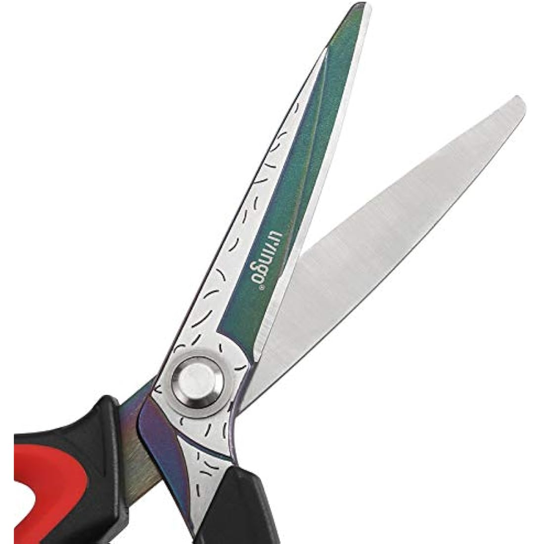 LIVINGO 10" Heavy Duty Scissors | Titanium Coated Stainless Steel Shears