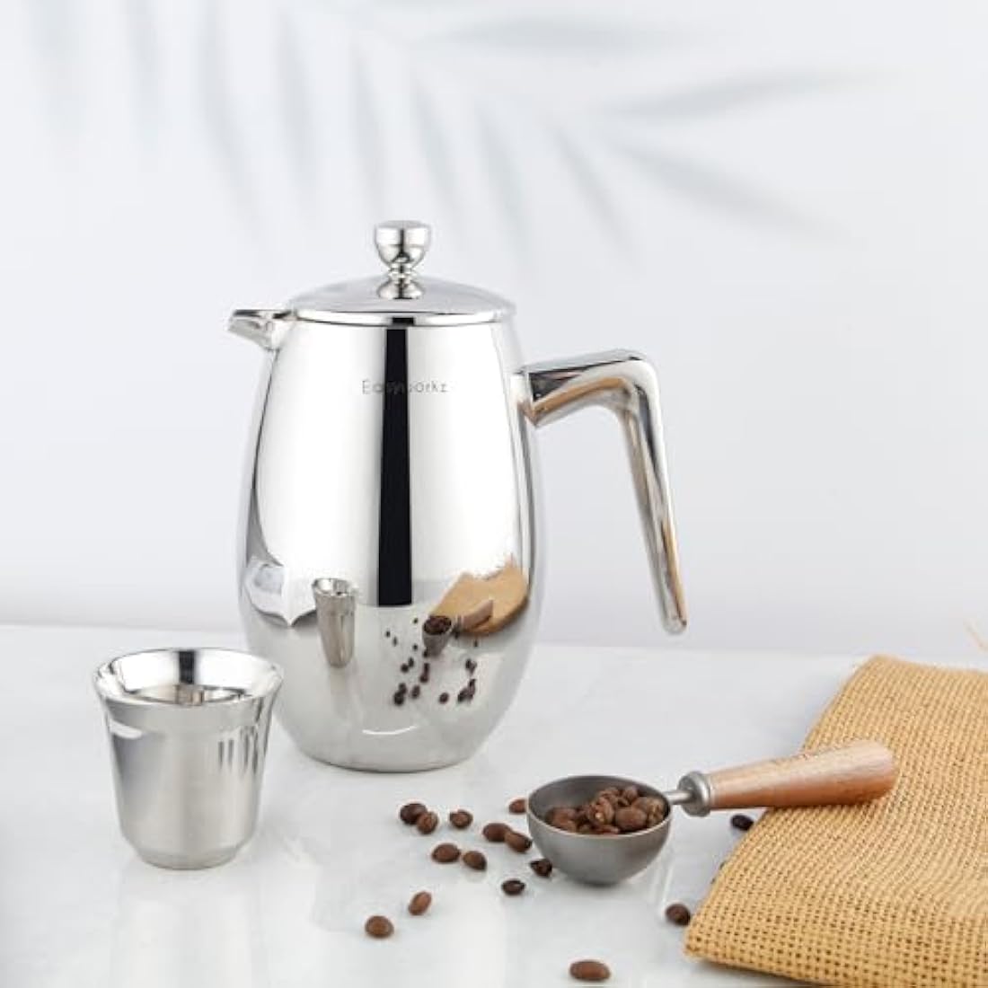 Easyworkz Nando French Press | 700ml Double Wall Stainless Steel