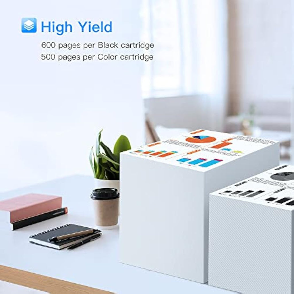 LxTek PG-540XL CL-541XL High Yield Ink Cartridges for Canon Pixma | 2-Pack