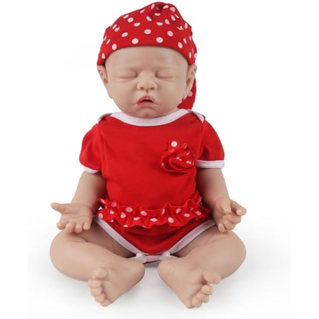 IVITA 14-Inch Full Body Silicone Reborn Baby Doll - Realistic Girl