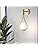 Nordic Gold Metal Wall Sconce – Drop Glass Wall Lamp
