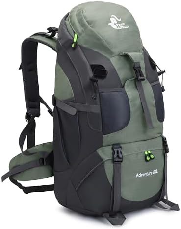 Jolof Store 50L Hiking Backpack – Water Resistant Lightweight Daypack