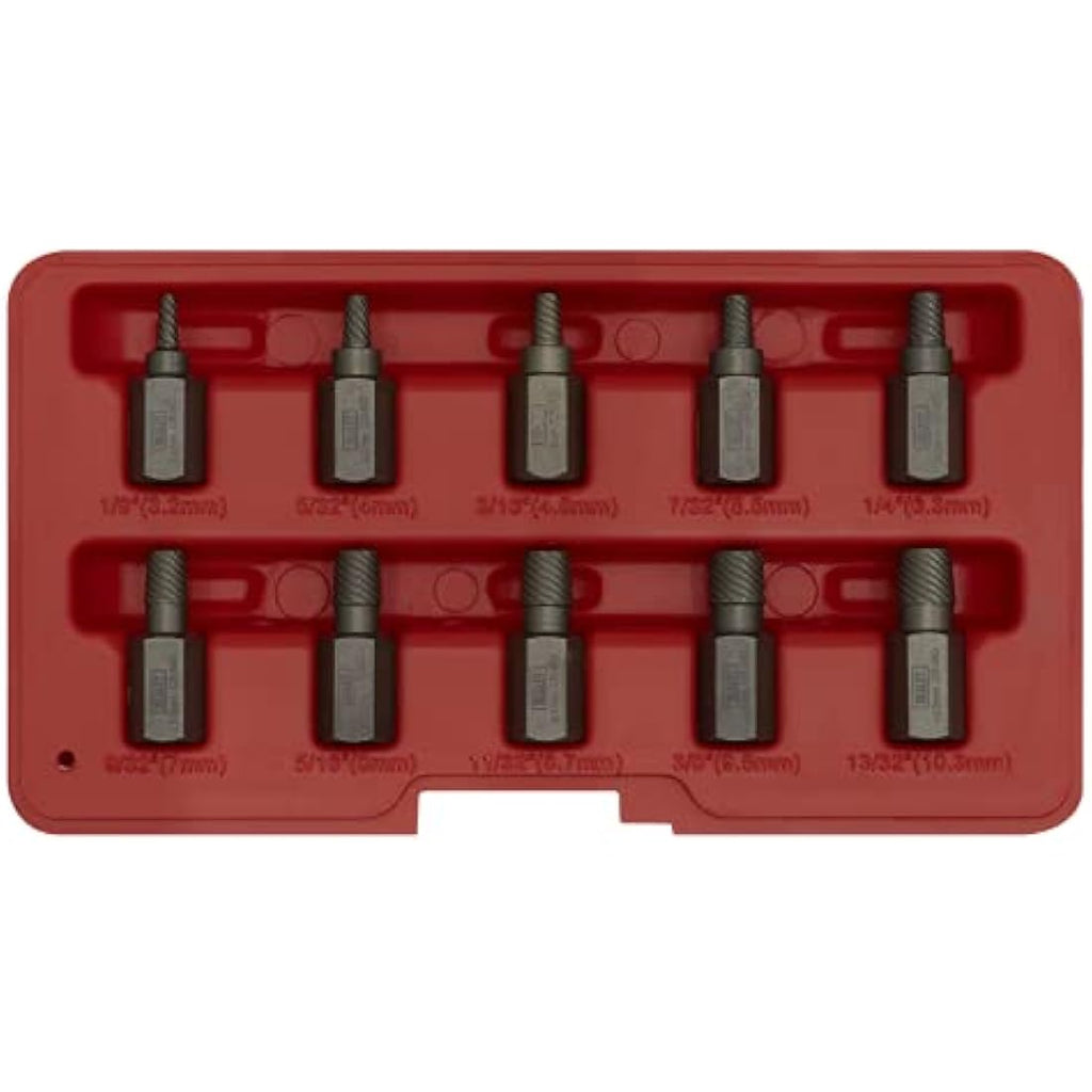 Sealey AK8181 Multi Spline Screw Extractor Set for Damaged Bolts | 10pc