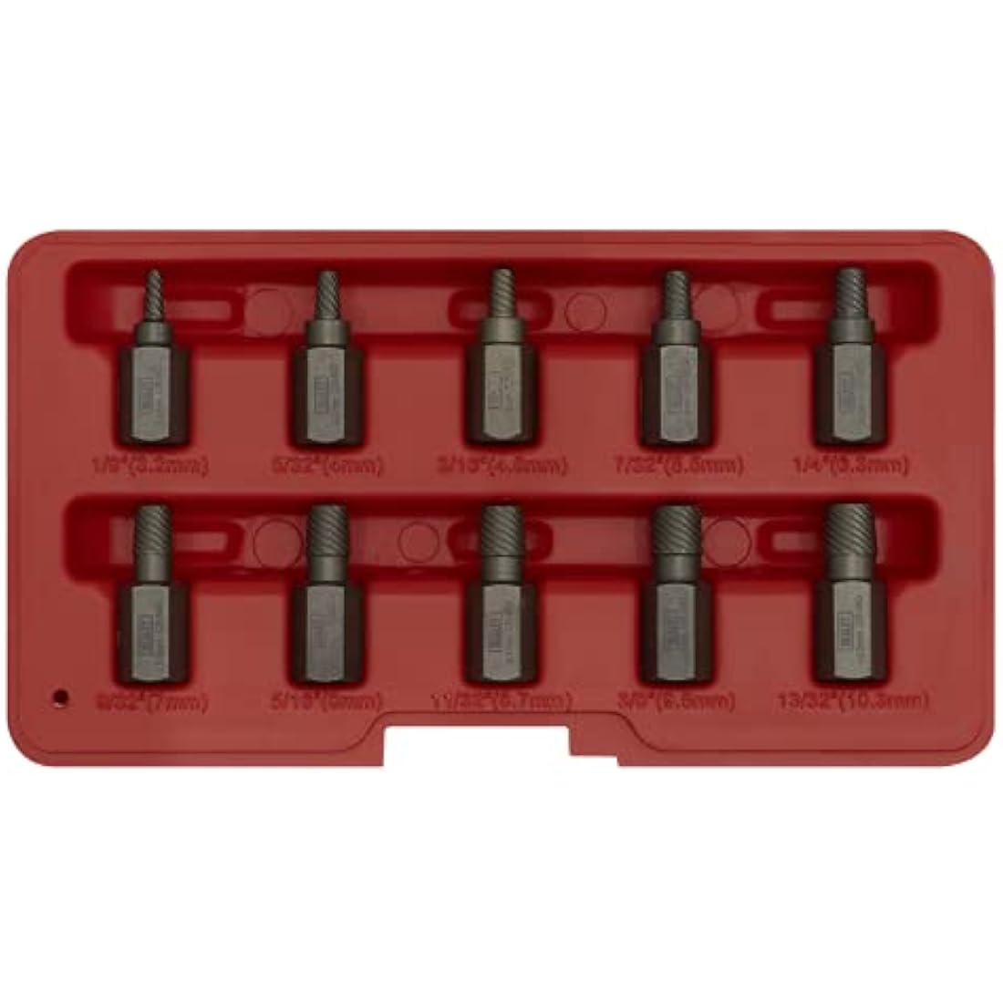 Sealey AK8181 Multi Spline Screw Extractor Set for Damaged Bolts | 10pc