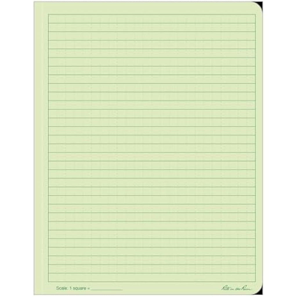 Rite in the Rain Weatherproof Hard Cover Notebook | Green, 6.75" x 8.75"