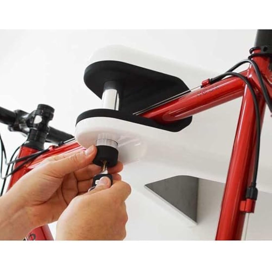 Uvex AIRLOK Fahrradhalterung – Wandhalterung mit Sicherheitsschloss