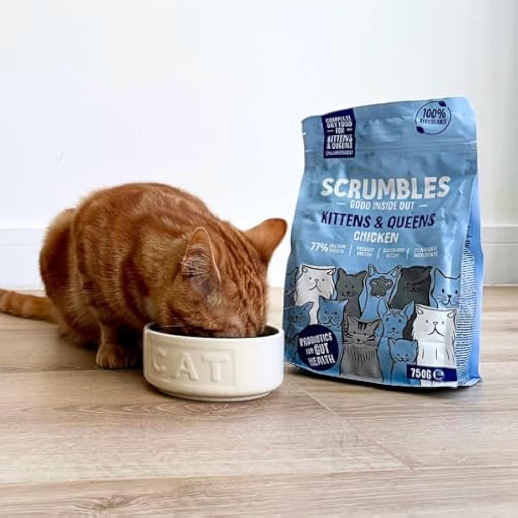 Scrumbles Dry Kitten Food – High Protein & Probiotic Recipe – 750g