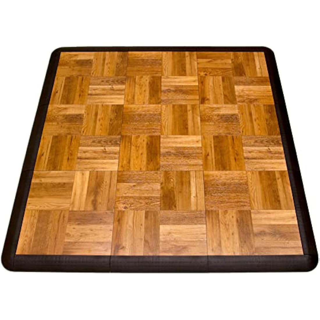SnapFloors 3'x3' Modular Dance Floor Kit – Oak Interlocking Tiles