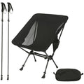 Rock Cloud 2-in-1 Ultralight Camping Chair & Aluminum Trekking Poles