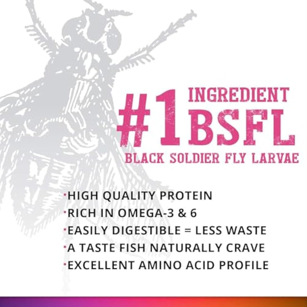Fluval Bug Bites Colour Enhancing Fish Food | Insect Larvae – 125 g
