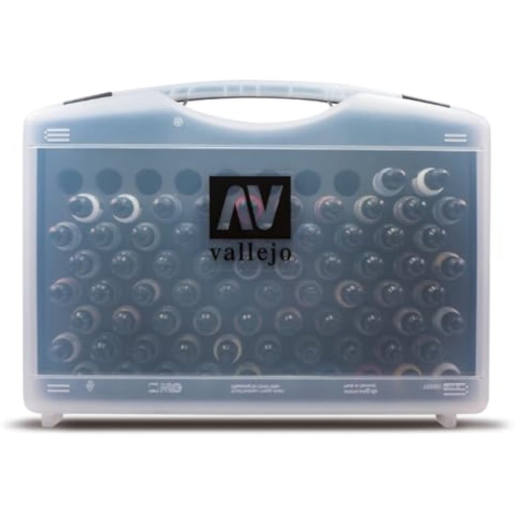 Vallejo Model Air Basic Range Acrylic Airbrush Paint Set | 16 Colors