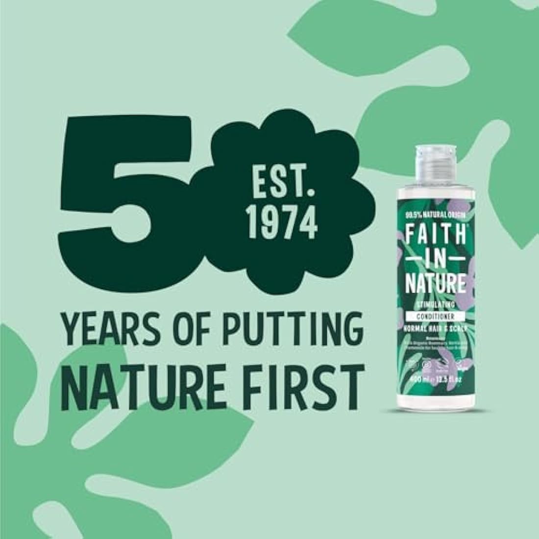 Faith In Nature Rosemary Conditioner – Natural Stimulating Vegan, 400ml