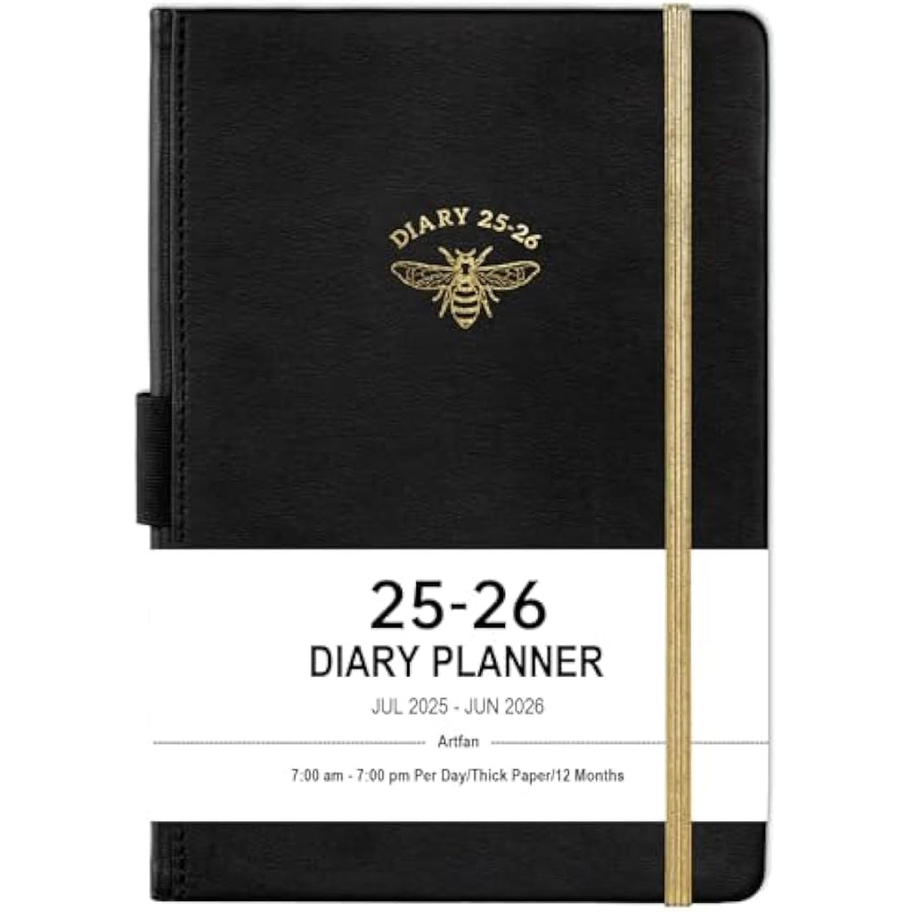 Academic Diary 2025-2026 – A5 Day Per Page Daily Planner