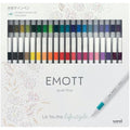 Uni-ball Emott Fineliner Pens – 40 Color Set – 0.4mm Fine Tip Drawing Pens