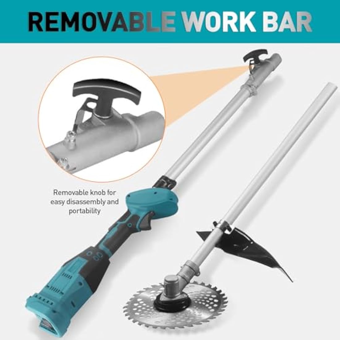 Jolof Store Brushless Cordless Strimmer for Makita 18V - 3-in-1 Edger