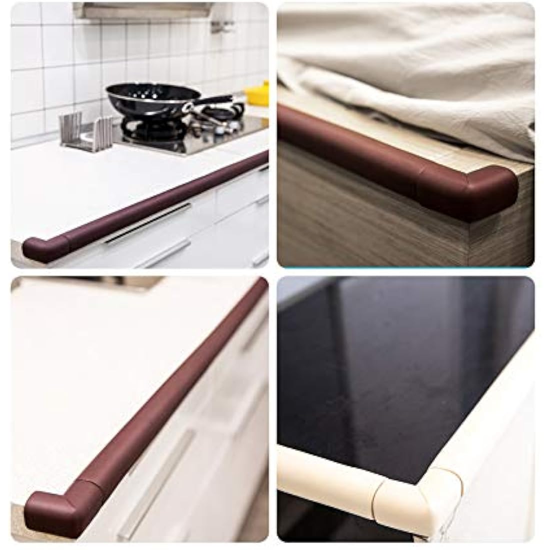 Baby Edge and Corner Guards – Non-Toxic Childproofing (Brown)
