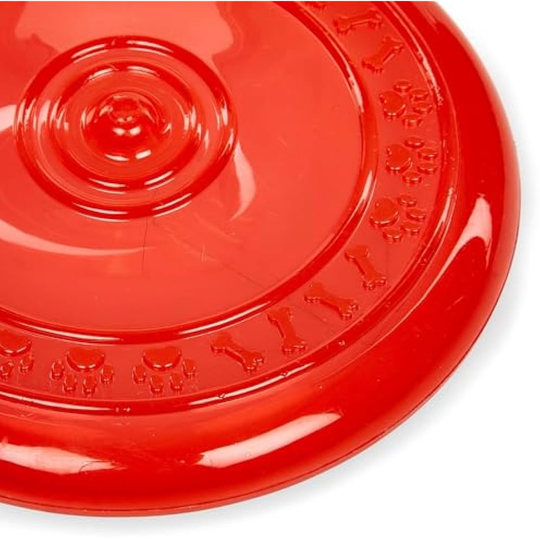 Petface Durable Rubber Frisbee Dog Toy – Interactive Fetch & Play