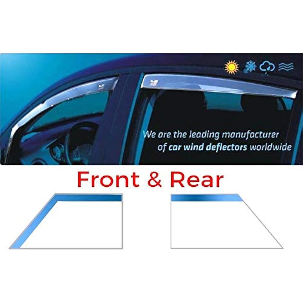 Heko Wind Deflectors for Skoda Octavia III 5-Door (2013+) - 4pc Set
