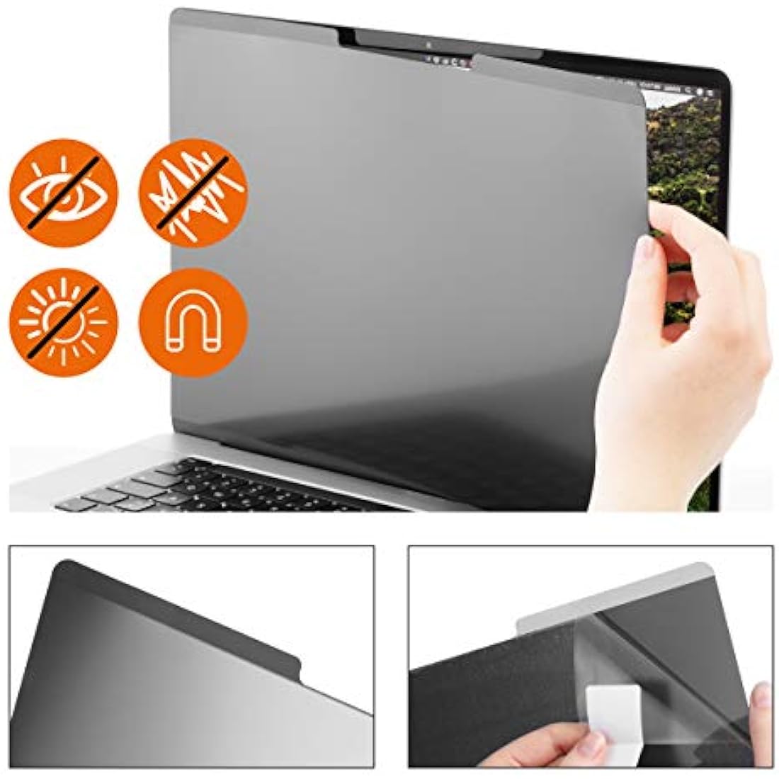 Magnetic Privacy Screen for MacBook Pro 15" – Blue Light Filter