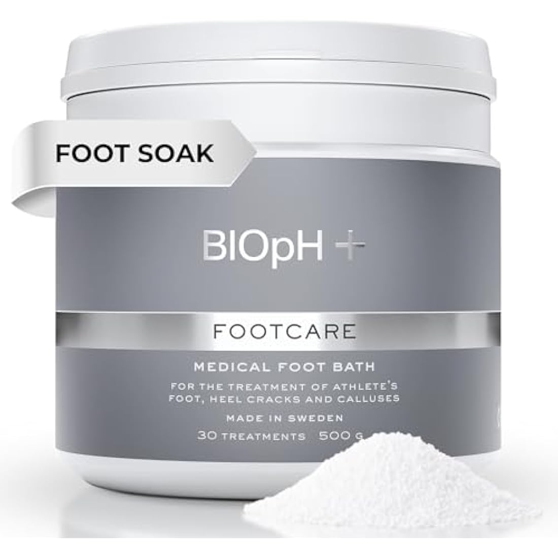 BIOpH+ Footcare Antifungal Foot Soak - Treatment for Athlete's Foot, 500g
