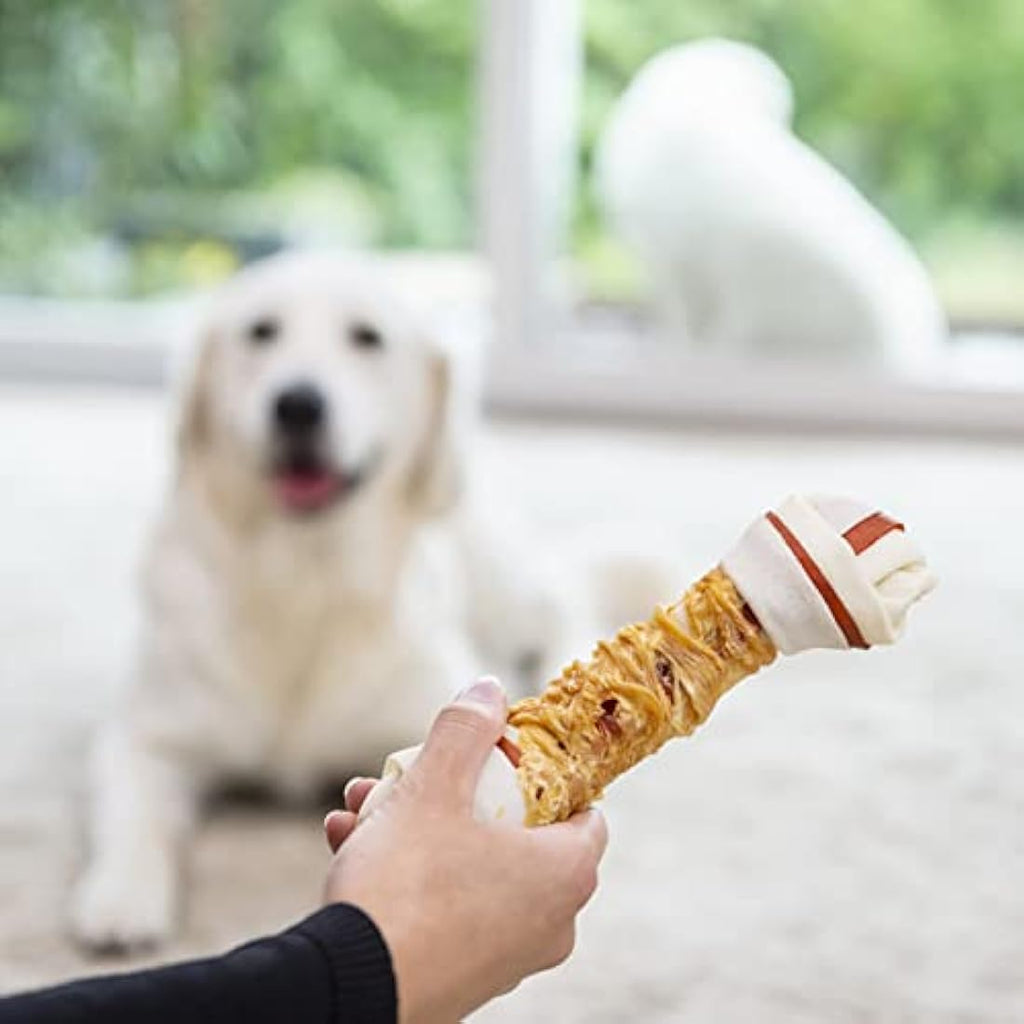 8in1 Triple Flavour Bone L – Chicken, Pork & Beef Hide Dog Chew