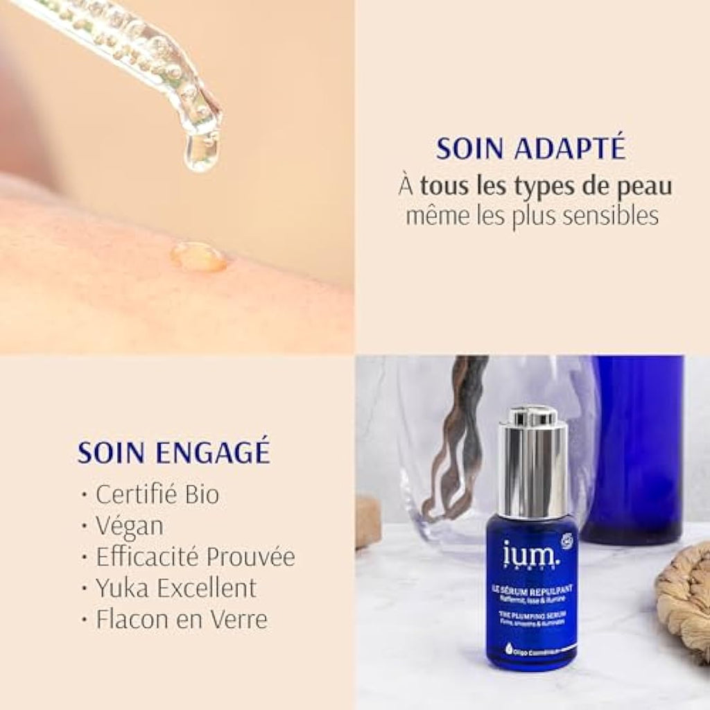 IUM Paris Vitamin C Face Serum – Anti-Aging & Hydrating Organic Formula