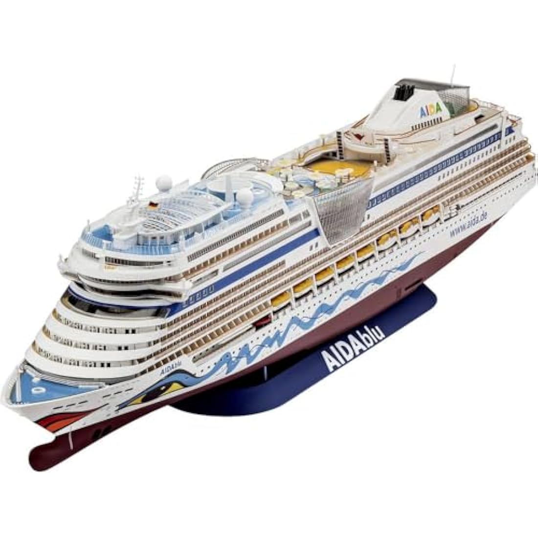 Revell AIDA Cruise Ship 1:400 Scale Plastic Model Kit – 380 Pieces