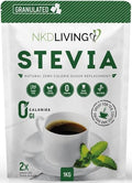NKD Living Stevia Sweetener Granules | 1kg Natural Sugar Substitute