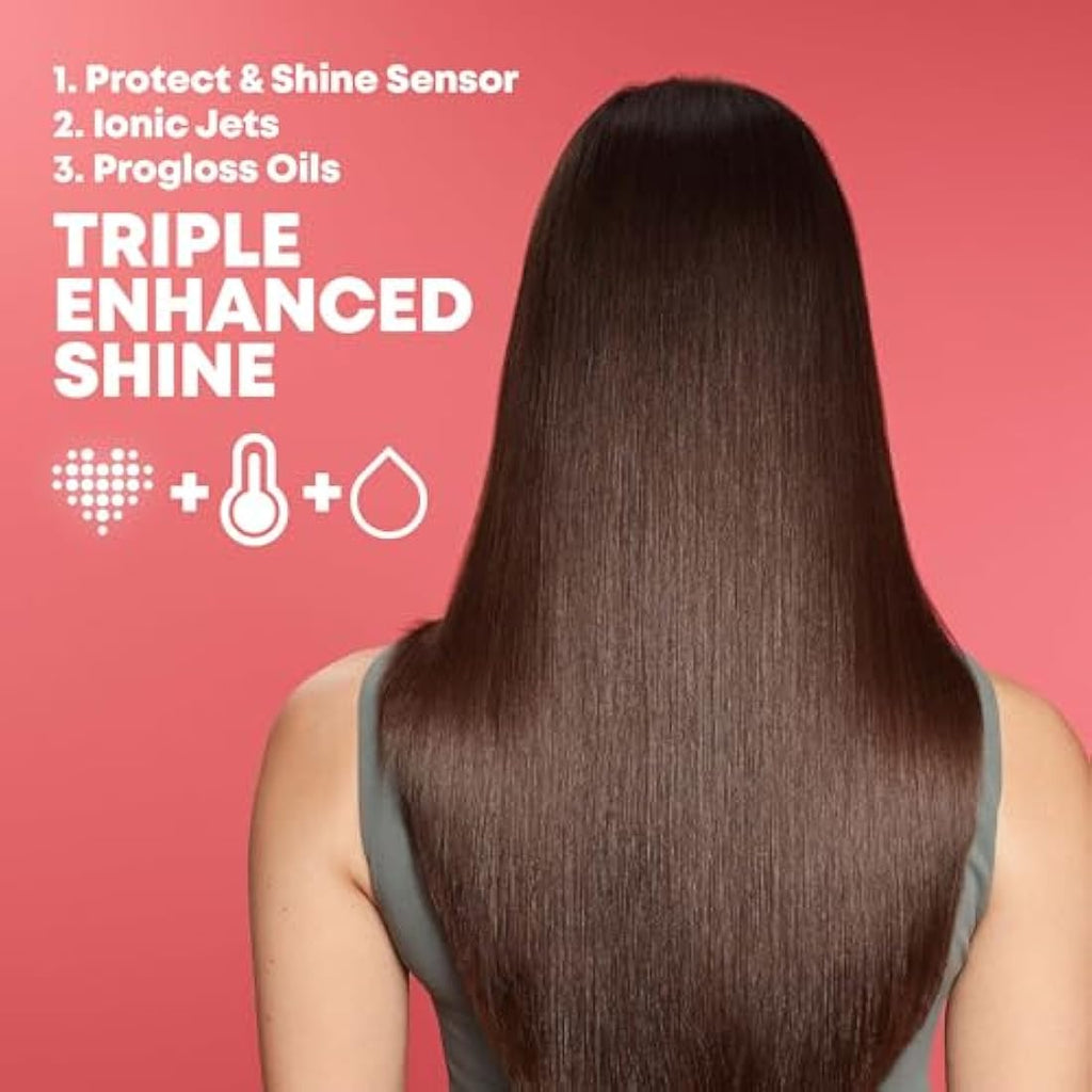 REVAMP Hydro Shield X Shine Ceramic Hair Straighteners | Ionic Heat Protection