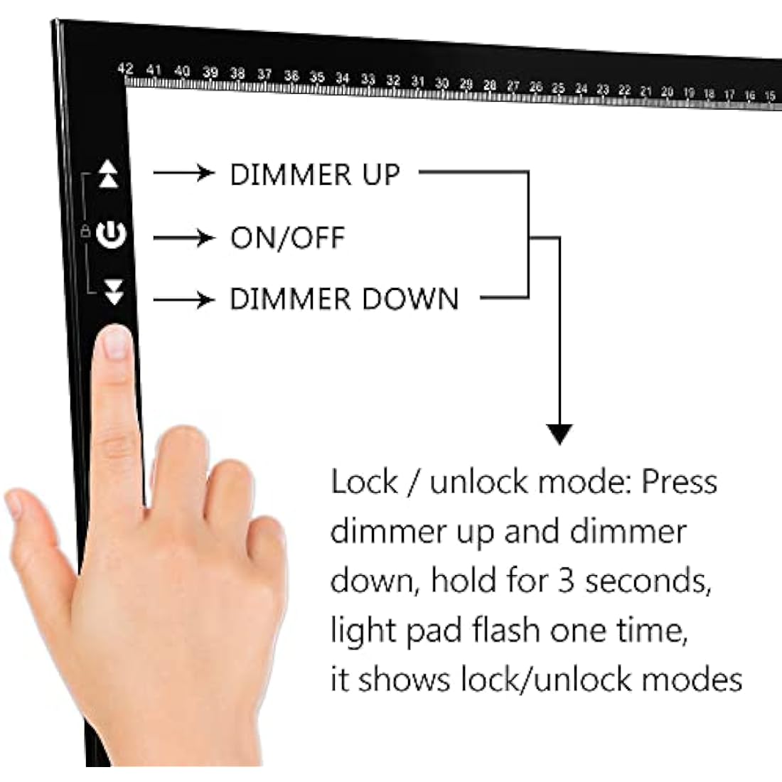 A3 Artist Tracing Light Box – 6000 Lux Dimmable Art Pad
