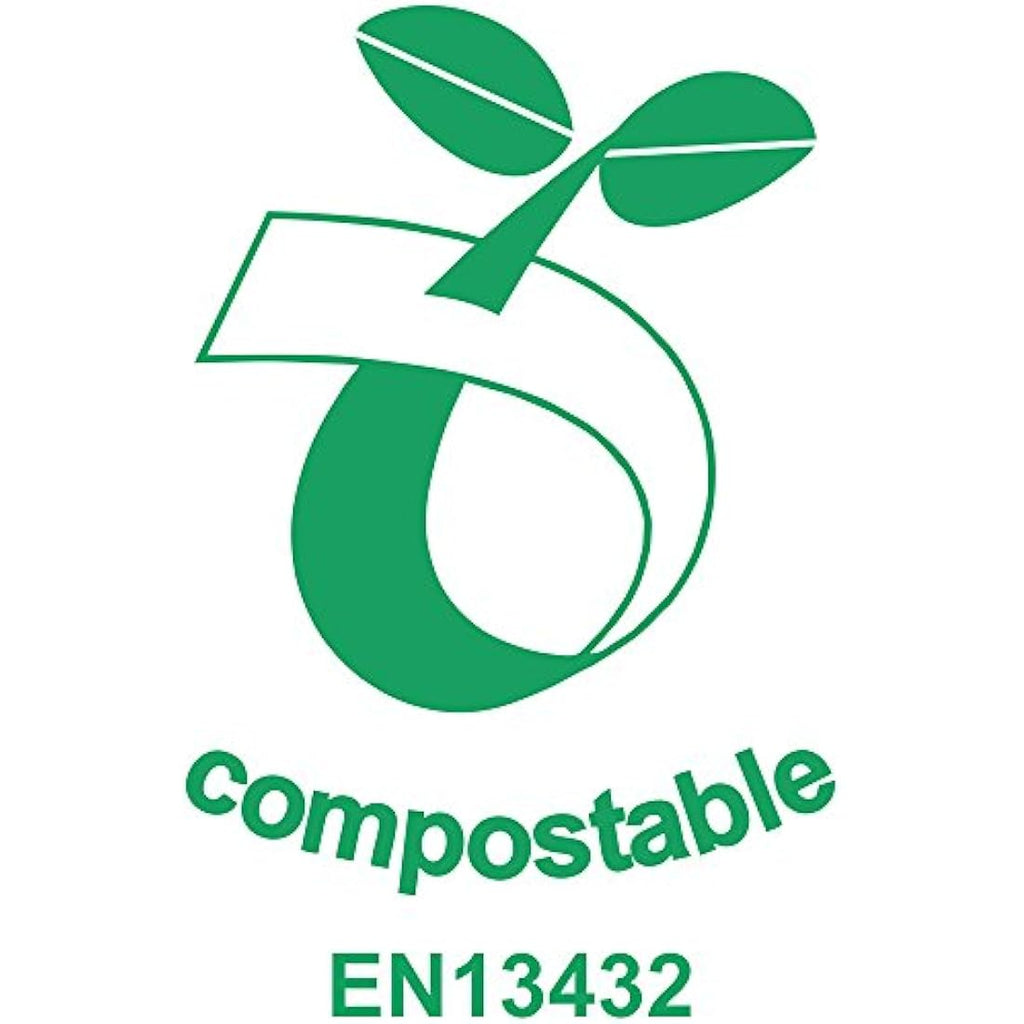 allBIO 8L Compostable Food Waste Bin Liners - Extra Thick - 150 Pack